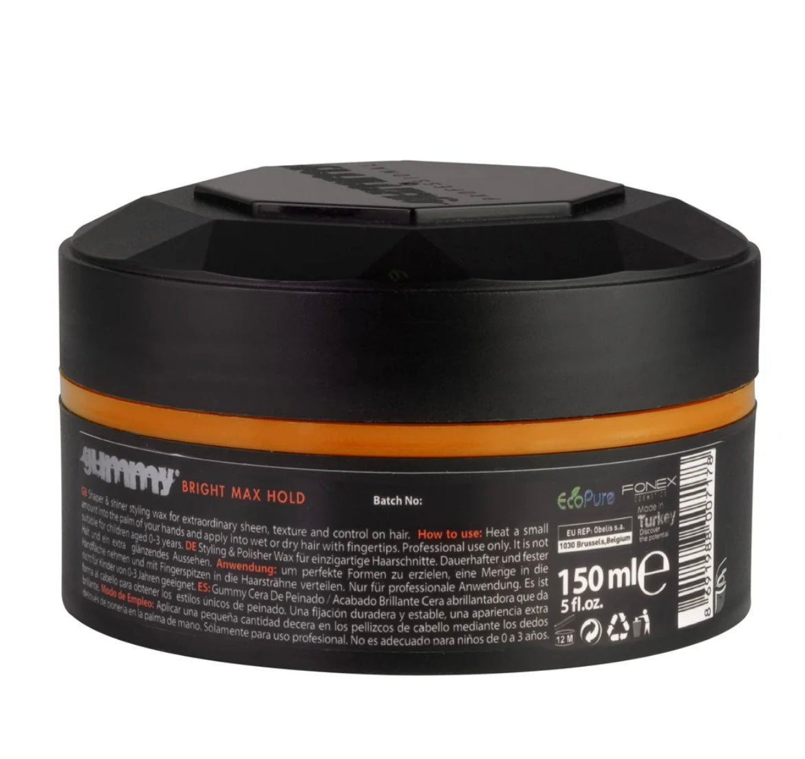 GUMMY STYLING WAX 150ML BRIGHT MAX HOLD