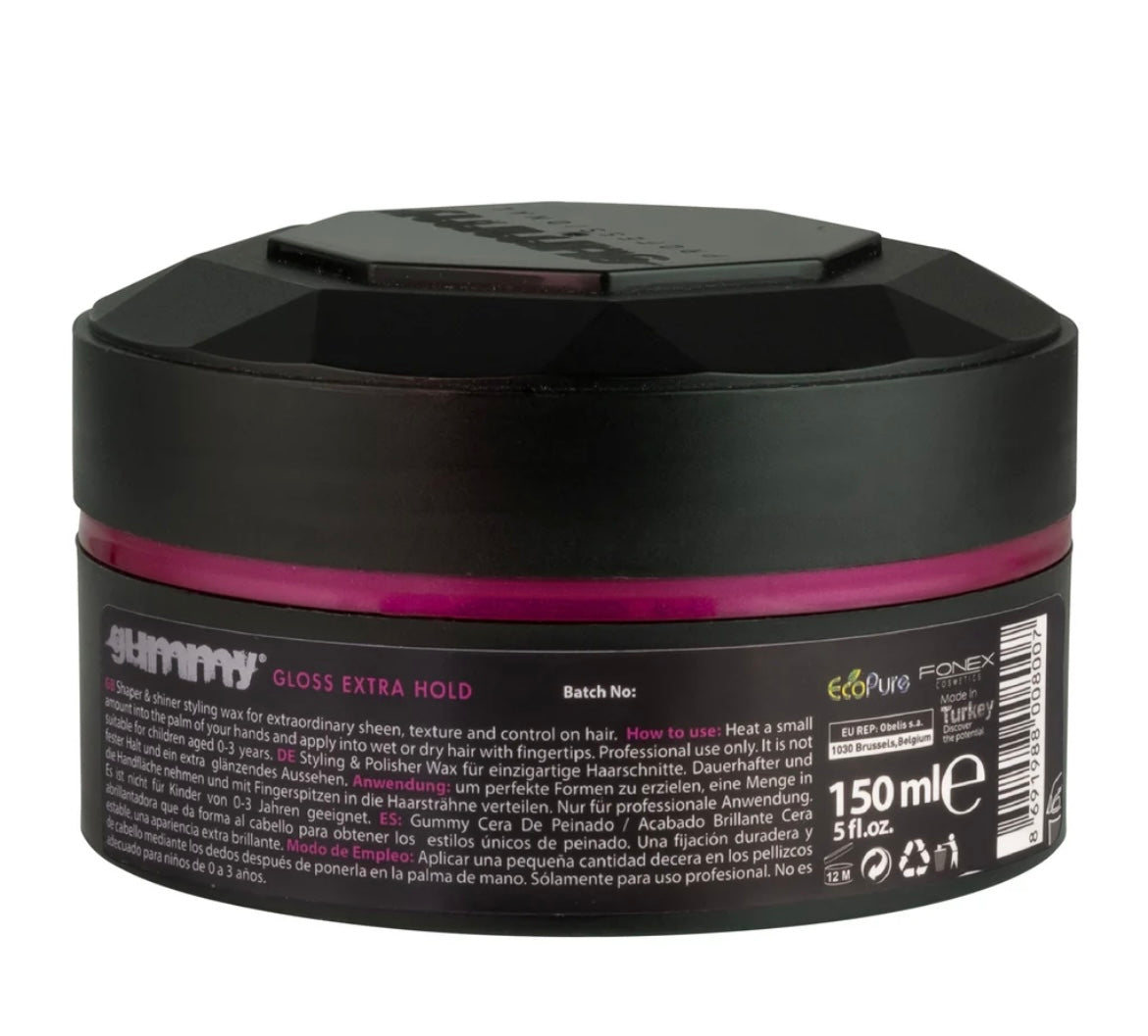 GUMMY STYLING WAX 150ML GLOSS EXTRA HOLD